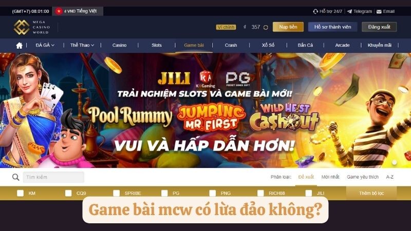 Game bài mcw có lừa đảo không?